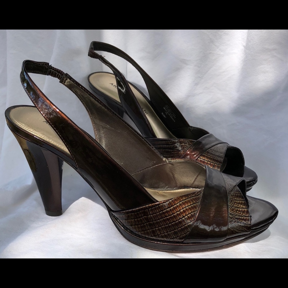 ⬇️⬇️ GORGEOUS Brown Patton Leather ANTONIO MELANI